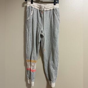 Fp movement sweatpants with crochet bottom